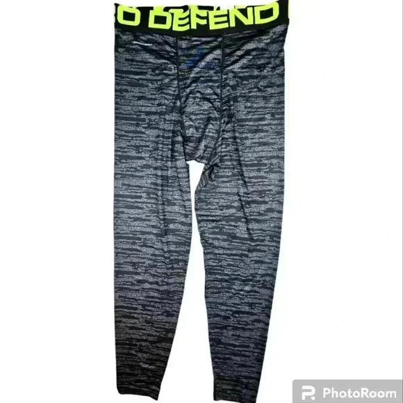 Layer 8 Kwick- Cool Kwick-Dry 11 L8 Defend leggings Black print NWOT XL - Picture 1 of 3